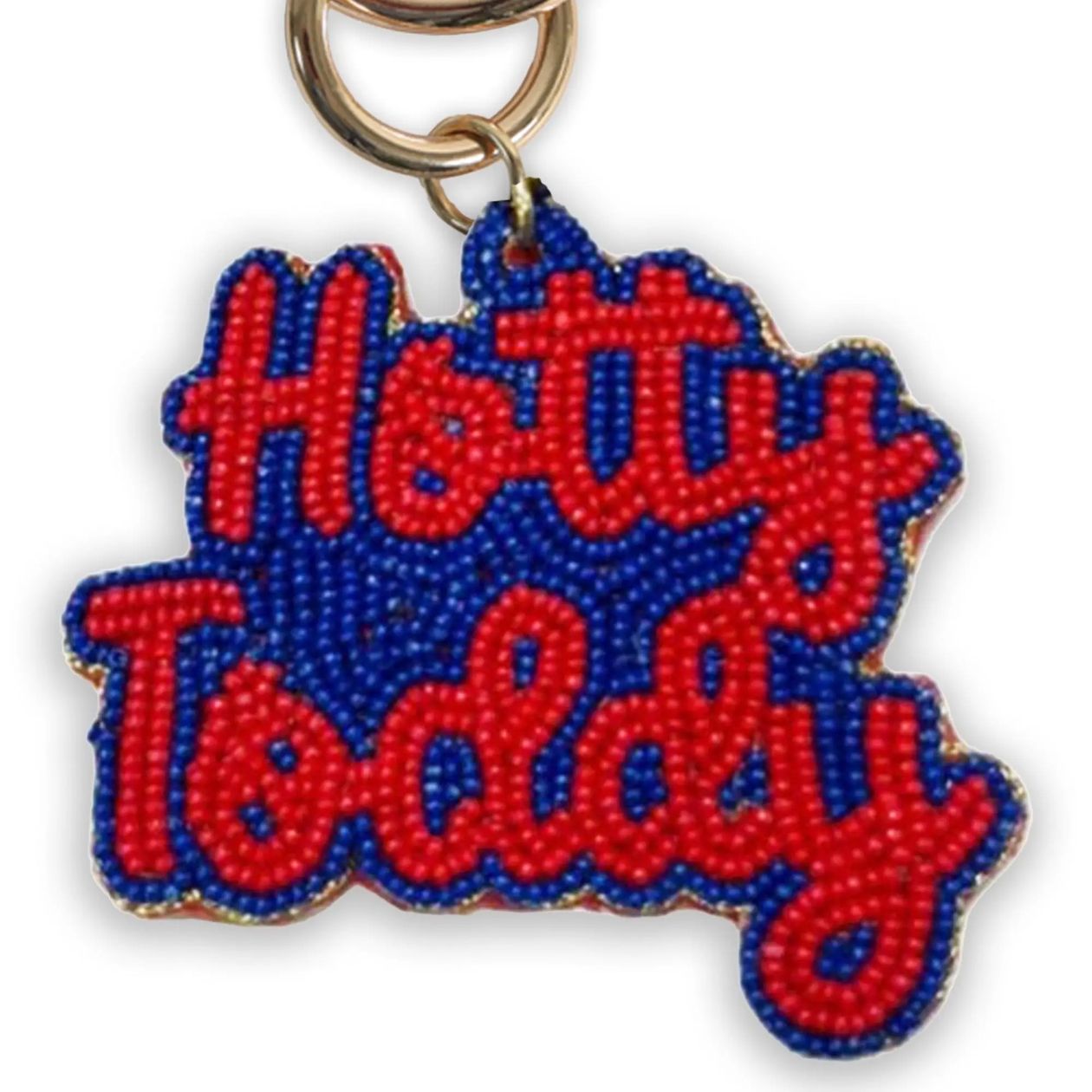 Ole Miss Beaded Purse Charm - The Pink Pineapple 850