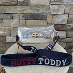 Ole Miss Hotty Toddy Beaded Bag Strap - The Pink Pineapple 850