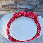 Ole Miss Rebels Logo Bandana Scarf Necklace - The Pink Pineapple 850