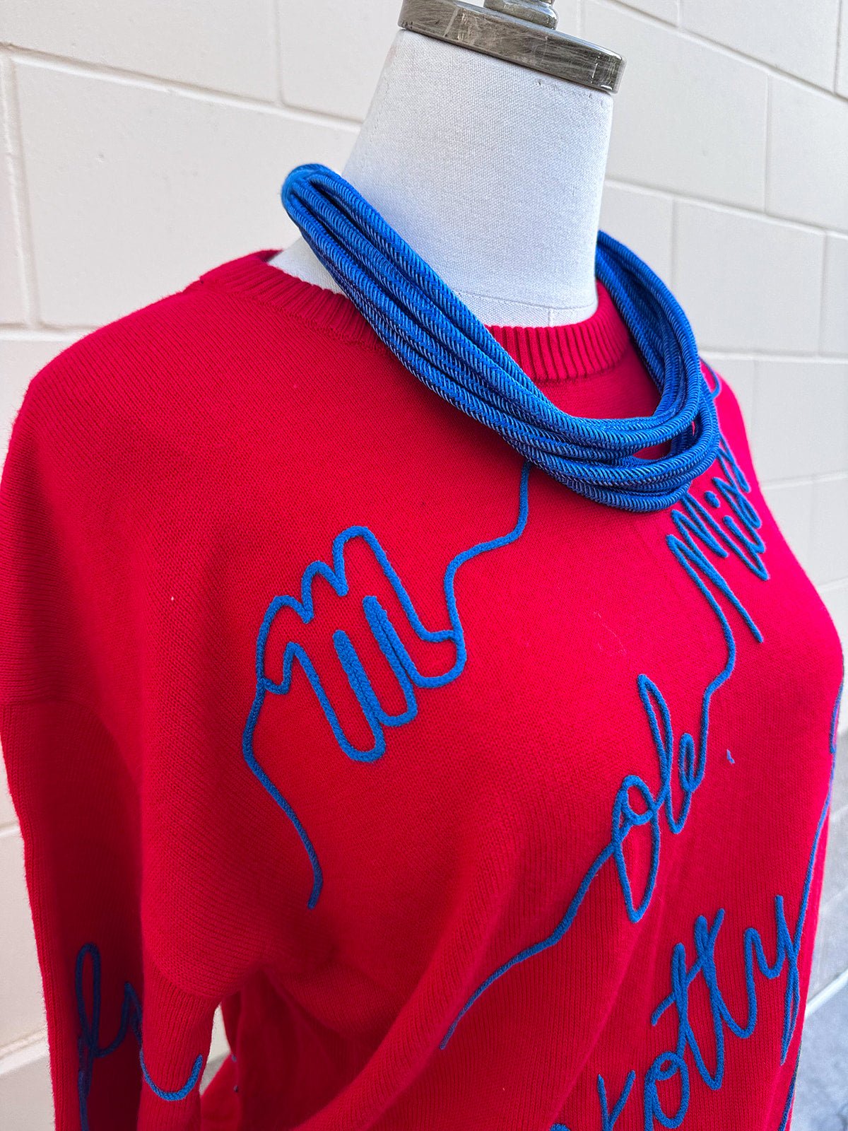 Ole Miss Rebels® Love Letter Sweater - The Pink Pineapple 850