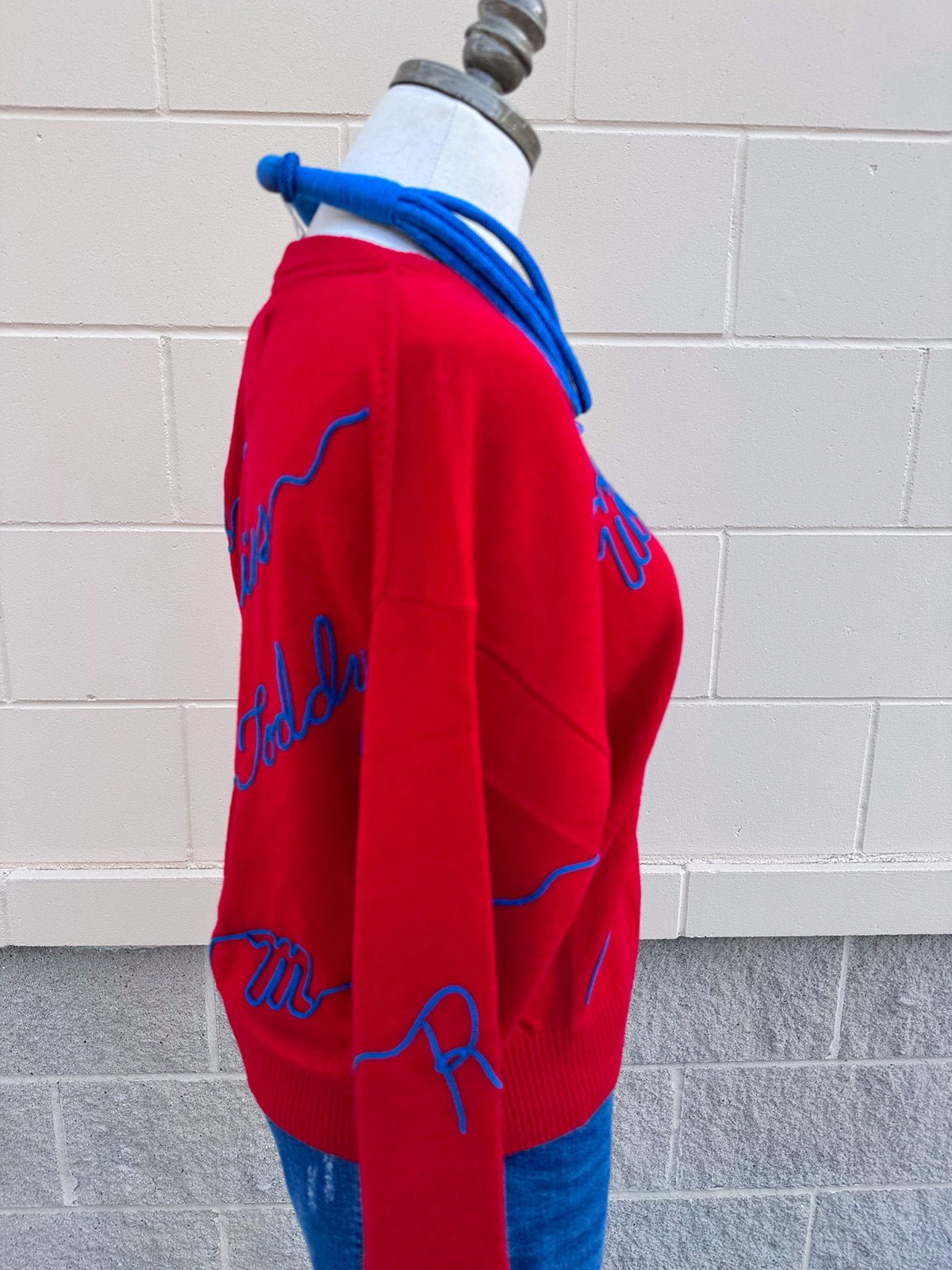 Ole Miss Rebels® Love Letter Sweater - The Pink Pineapple 850