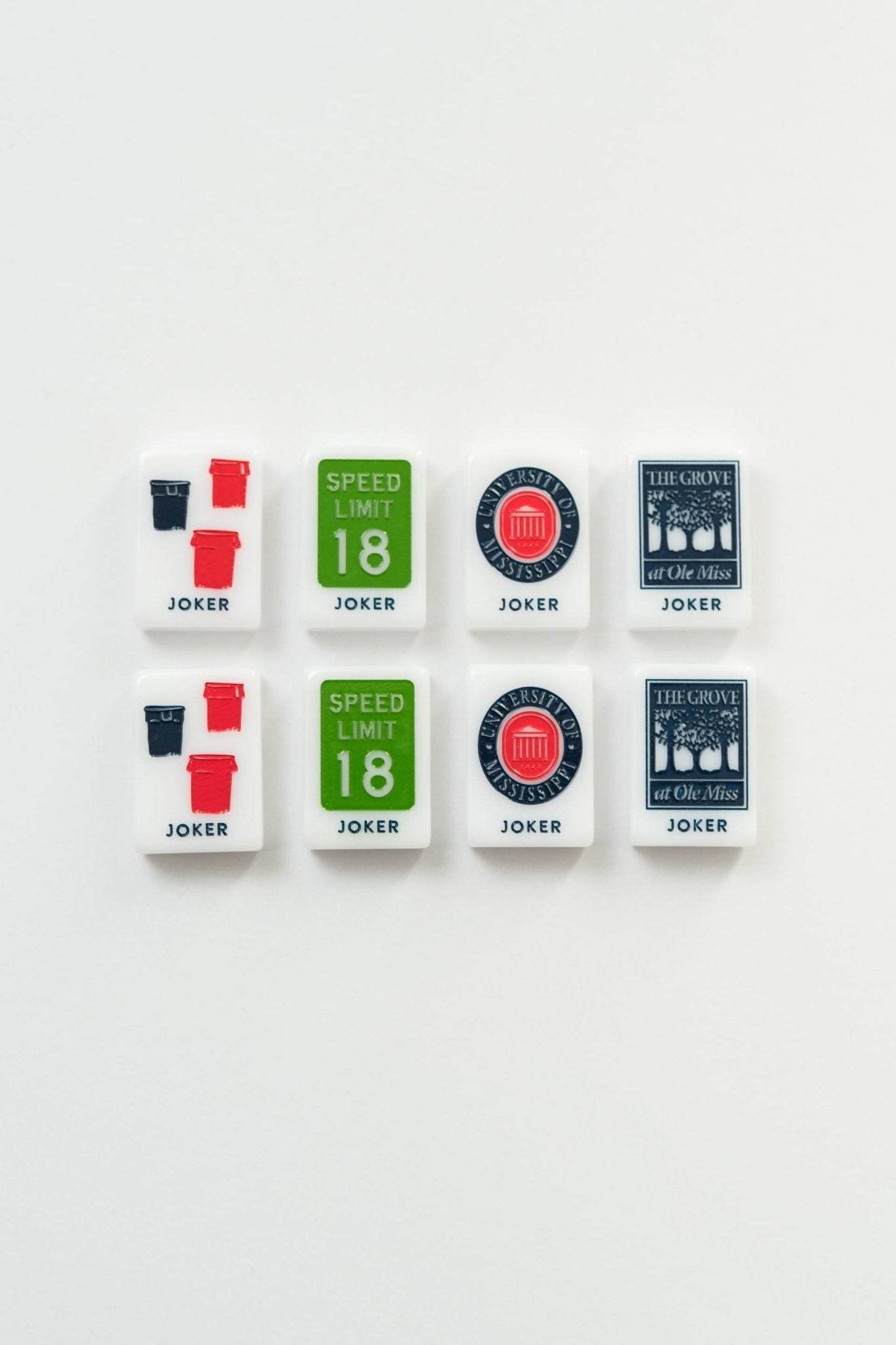 Ole Miss® University of Mississippi® Mahjong Tiles - The Pink Pineapple 850