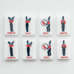 Ole Miss® University of Mississippi® Mahjong Tiles - The Pink Pineapple 850