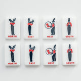 Ole Miss® University of Mississippi® Mahjong Tiles - The Pink Pineapple 850