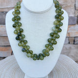 Olive Beaded Triple Layer Necklace - The Pink Pineapple 850