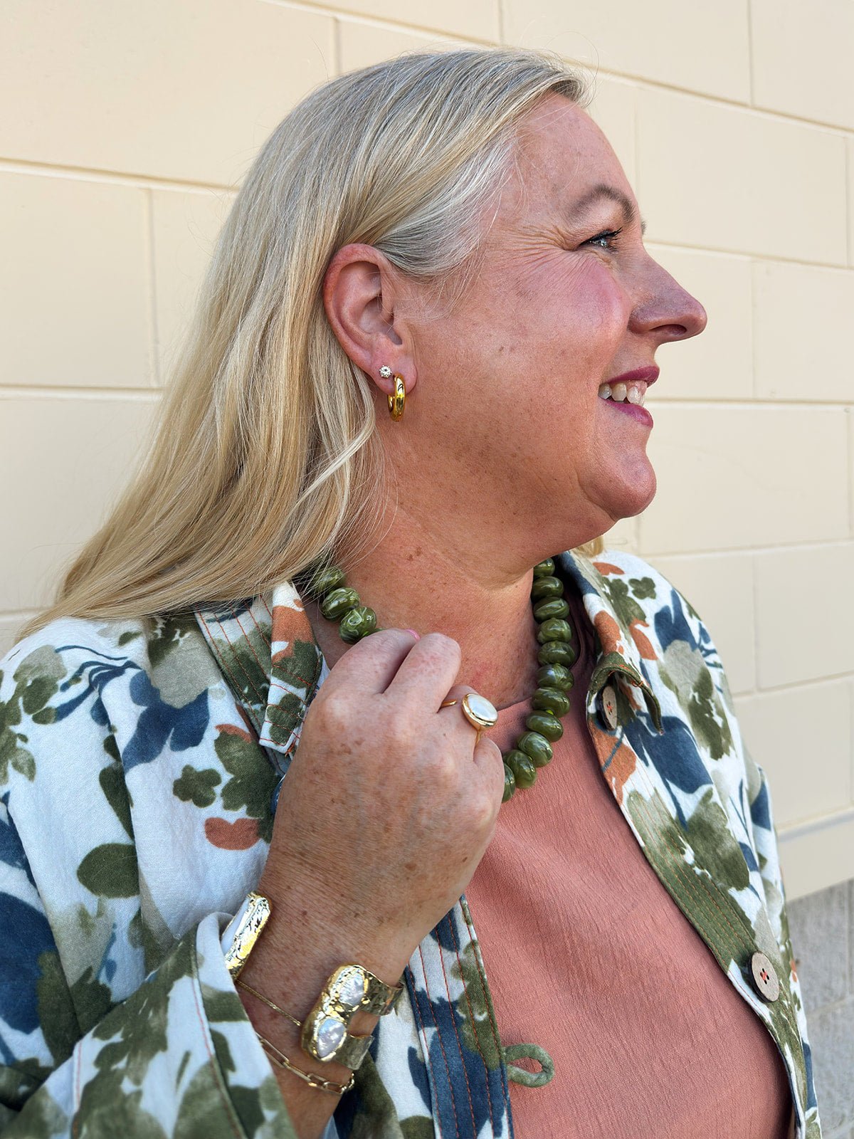 Olive Grove Beaded Necklace - The Pink Pineapple 850