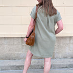 Olive Grove Mini Dress - The Pink Pineapple 850