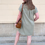 Olive Grove Mini Dress - The Pink Pineapple 850