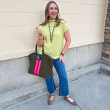 Olive Grove Top - The Pink Pineapple 850