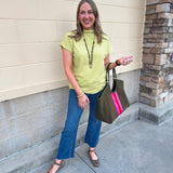 Olive Grove Top - The Pink Pineapple 850