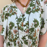 Olive Harvest Scalloped Midi Dress - The Pink Pineapple 850