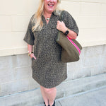 Olive Instinct Mini Dress - The Pink Pineapple 850