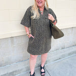 Olive Instinct Mini Dress - The Pink Pineapple 850