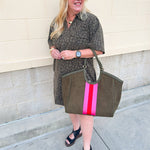 Olive Instinct Mini Dress - The Pink Pineapple 850