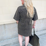 Olive Instinct Mini Dress - The Pink Pineapple 850