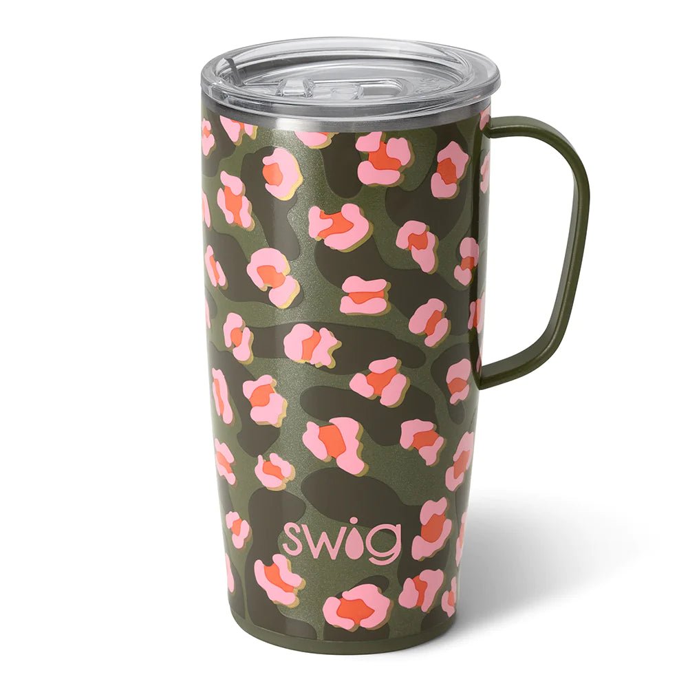 On The Prowl Travel Mug (22oz) - The Pink Pineapple 850