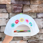 Oopsy Daisy Floral Embroidered Snapback Hat - The Pink Pineapple 850