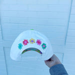 Oopsy Daisy Floral Embroidered Snapback Hat - The Pink Pineapple 850
