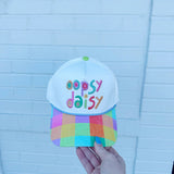 Oopsy Daisy Floral Embroidered Snapback Hat - The Pink Pineapple 850