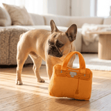 Orange Barkin Bag Chic Doggy Toy - The Pink Pineapple 850