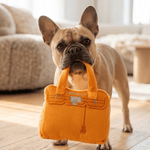 Orange Barkin Bag Chic Doggy Toy - The Pink Pineapple 850