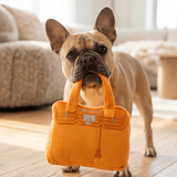 Orange Barkin Bag Chic Doggy Toy - The Pink Pineapple 850