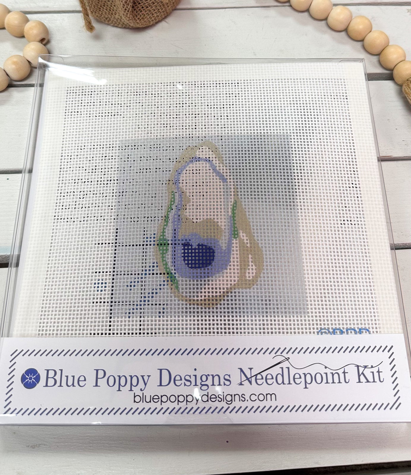 Oyster Needlepoint Kit - The Pink Pineapple 850