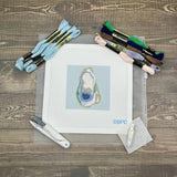 Oyster Needlepoint Kit - The Pink Pineapple 850