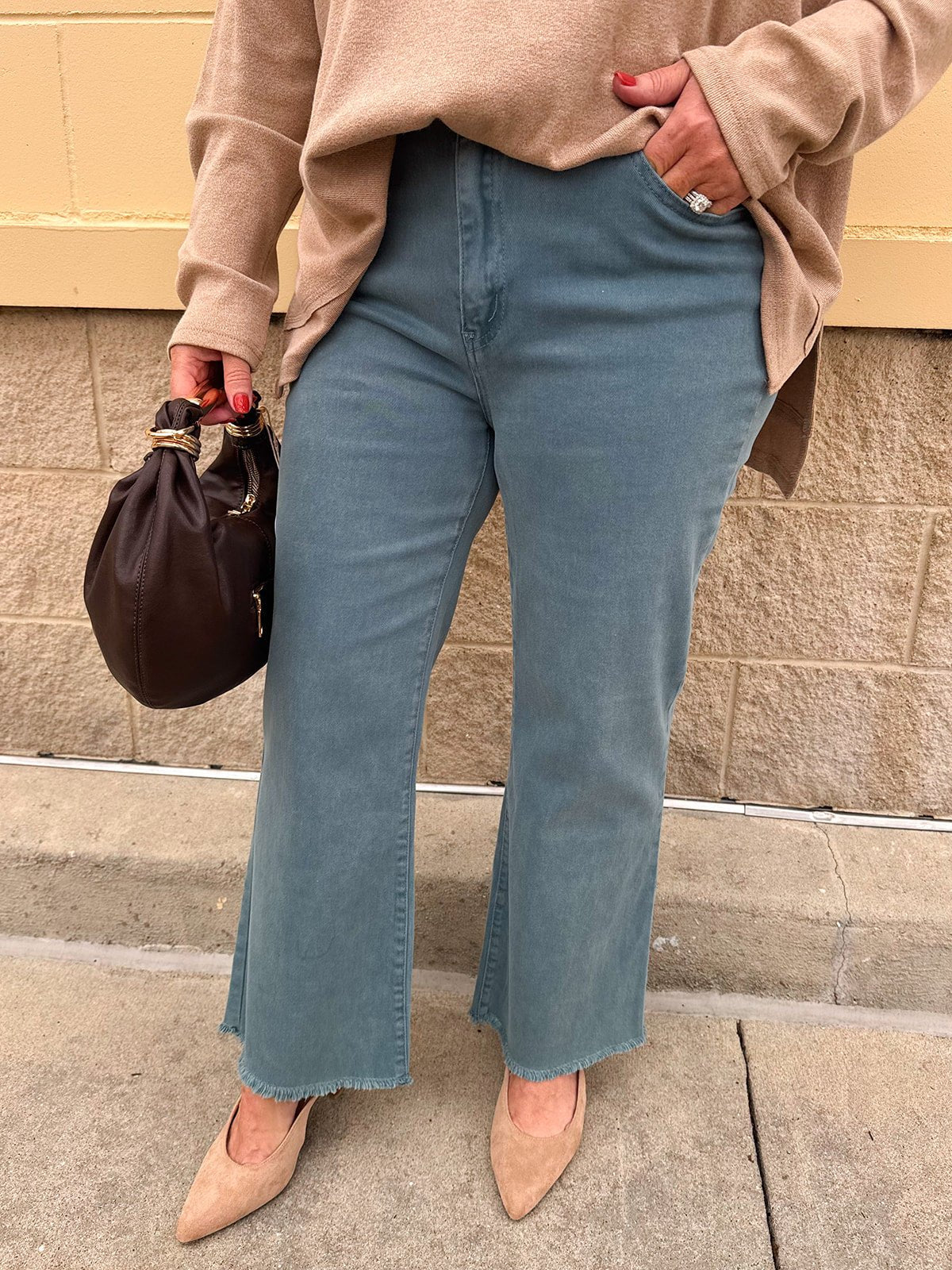 Pacific Fade Bootcut Jeans - The Pink Pineapple 850