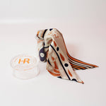 Paisley Crimson Skinny Scarf - The Pink Pineapple 850