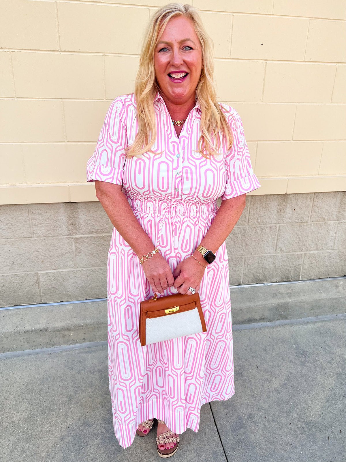 Palm Beach Promenade Dress - The Pink Pineapple 850