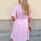 Palm Beach Promenade Dress - The Pink Pineapple 850