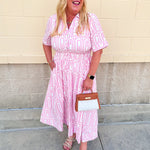 Palm Beach Promenade Dress - The Pink Pineapple 850