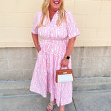 Palm Beach Promenade Dress - The Pink Pineapple 850