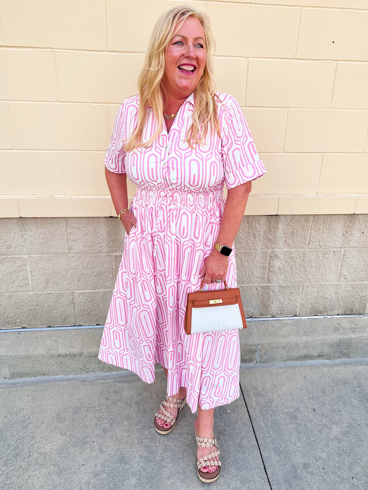 Palm Beach Promenade Dress - The Pink Pineapple 850
