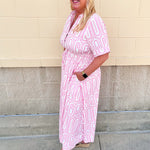 Palm Beach Promenade Dress - The Pink Pineapple 850