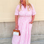 Palm Beach Promenade Dress - The Pink Pineapple 850