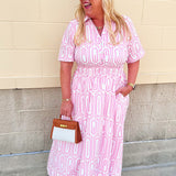 Palm Beach Promenade Dress - The Pink Pineapple 850