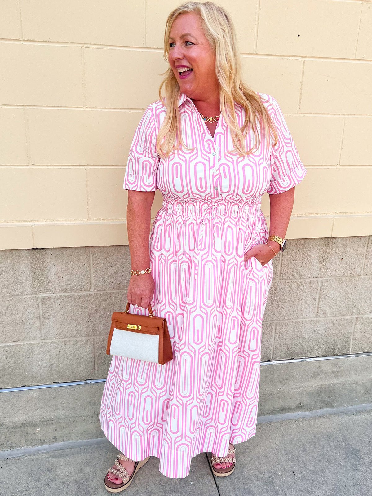 Palm Beach Promenade Dress - The Pink Pineapple 850