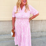 Palm Beach Promenade Dress - The Pink Pineapple 850