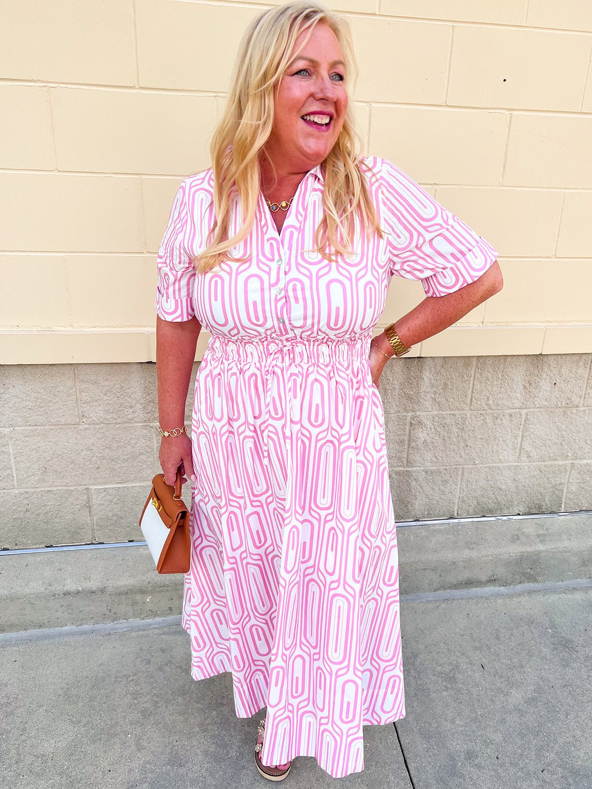Palm Beach Promenade Dress - The Pink Pineapple 850