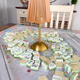 Palm Breeze Scalloped Rechargeable Table Lamp - The Pink Pineapple 850