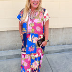 Palm Coast Reverie Midi Dress - The Pink Pineapple 850