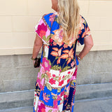 Palm Coast Reverie Midi Dress - The Pink Pineapple 850