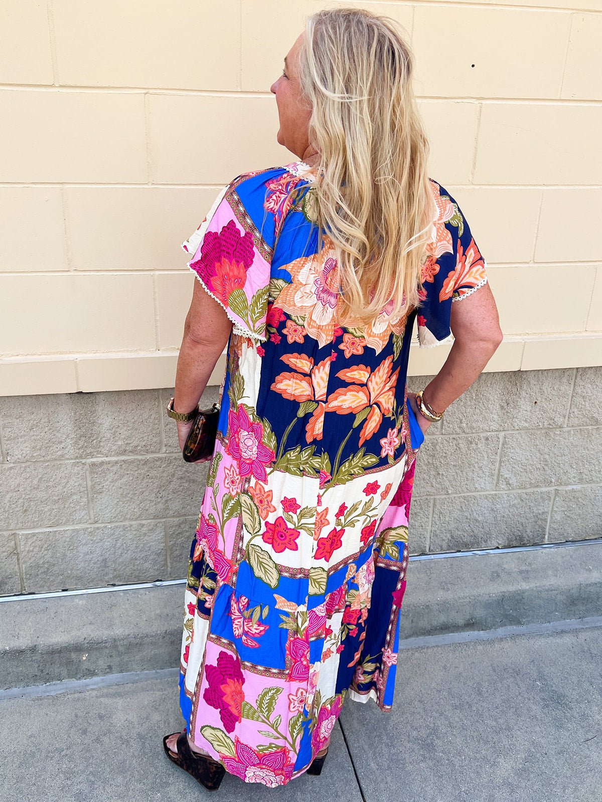 Palm Coast Reverie Midi Dress - The Pink Pineapple 850
