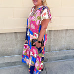 Palm Coast Reverie Midi Dress - The Pink Pineapple 850