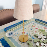 Palm Garden Estate Neoprene Mahjong Mat- Restock Preorder - The Pink Pineapple 850