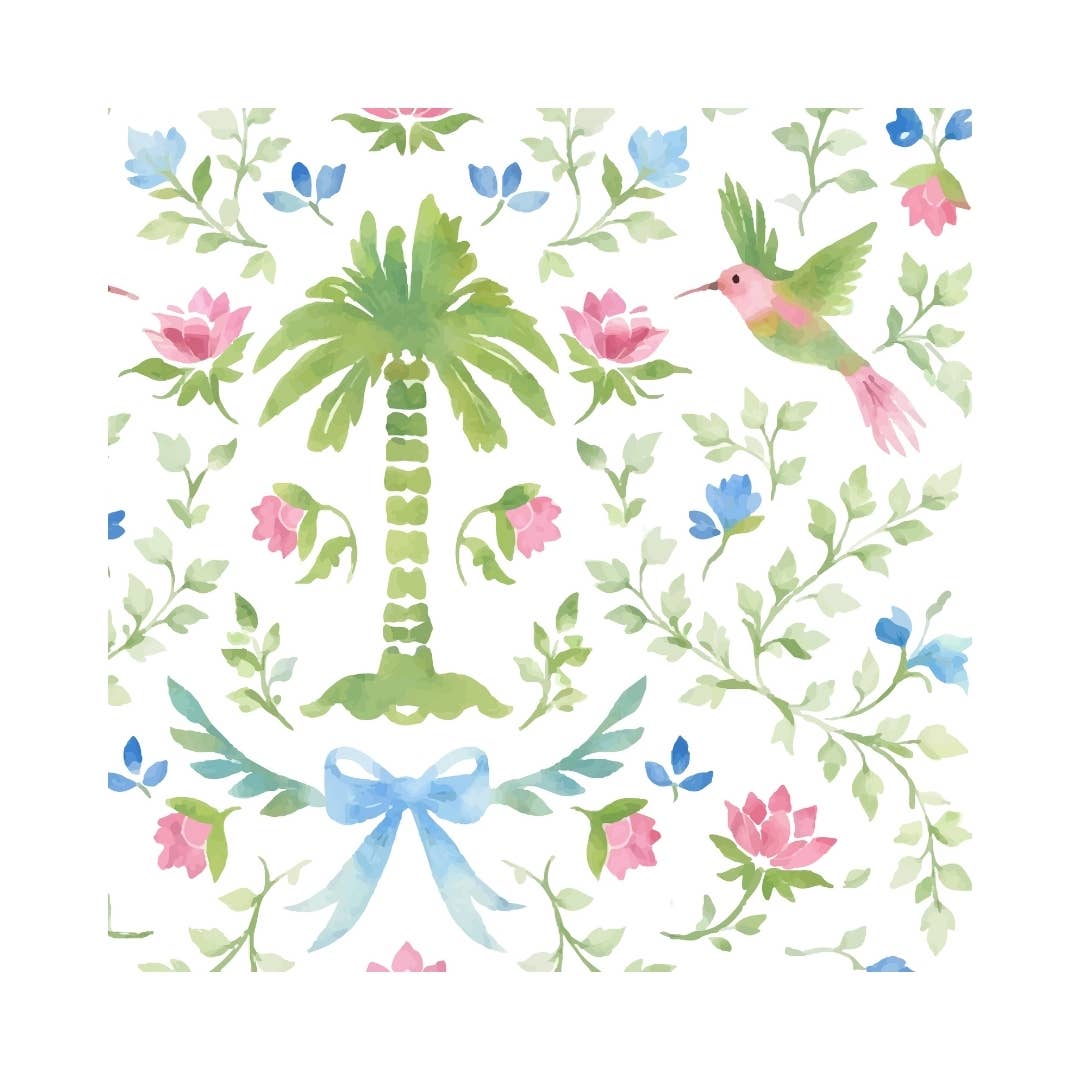 Palm Garden Estate Neoprene Mahjong Mat- Restock Preorder - The Pink Pineapple 850