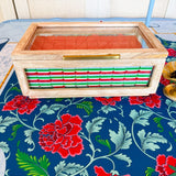 Palm House Mahjong Storage Case - The Pink Pineapple 850
