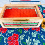 Palm House Mahjong Storage Case - The Pink Pineapple 850